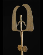 Monnaie primitive en fer noir - Chamba - Nigeria