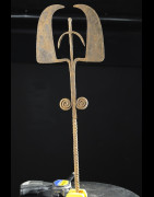 Monnaie primitive en fer noir - Chamba - Nigeria