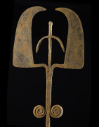 Monnaie primitive en fer noir - Chamba - Nigeria