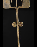 Monnaie primitive en fer noir - Chamba - Nigeria