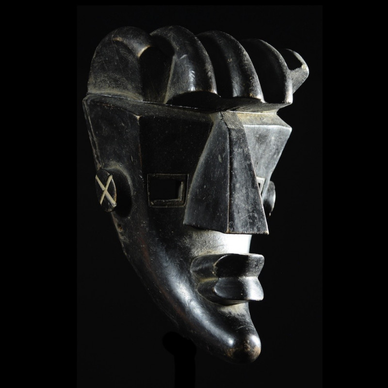 Masque Mfondo de chasse - Lwalwa - RDC Zaire