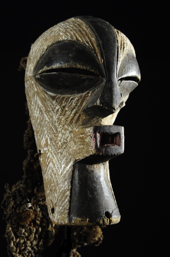 Masque Kifwebe de main - Songye - RDC Zaire