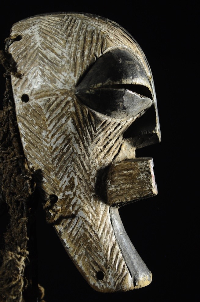 Masque Kifwebe de main - Songye - RDC Zaire