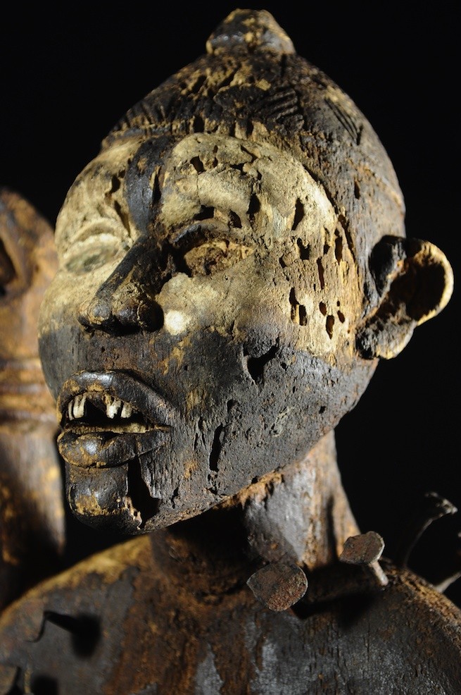 Fetiche Nkisi Nkonde - Kongo / Yombe - RDC Zaire - Nkisi Nkonde