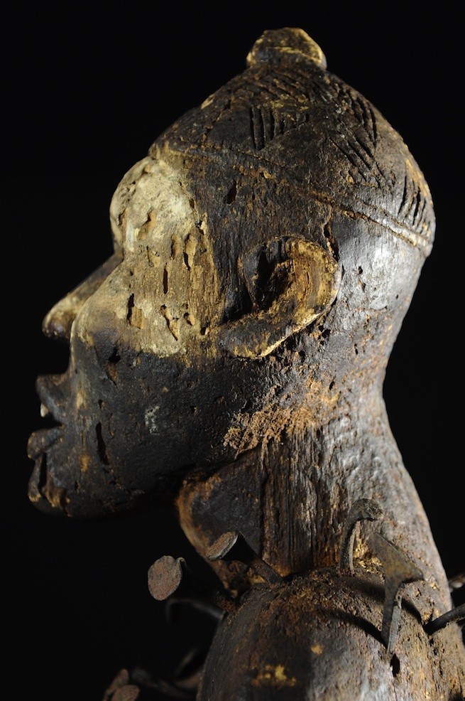 Fetiche Nkisi Nkonde - Kongo / Yombe - RDC Zaire - Nkisi Nkonde