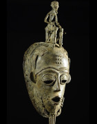 Masque en alliage de metal - Baoule - Cote Ivoire
