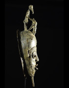 Masque en alliage de metal - Baoule - Cote Ivoire