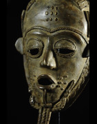 Masque en alliage de metal - Baoule - Cote Ivoire