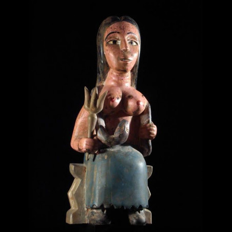 Statuette Vaudou Mami Wata - Ewe - Benin - Culte Vaudou
