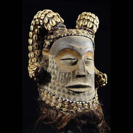 Masque casque Belier - Kuba / Bushoong - RDC Zaire