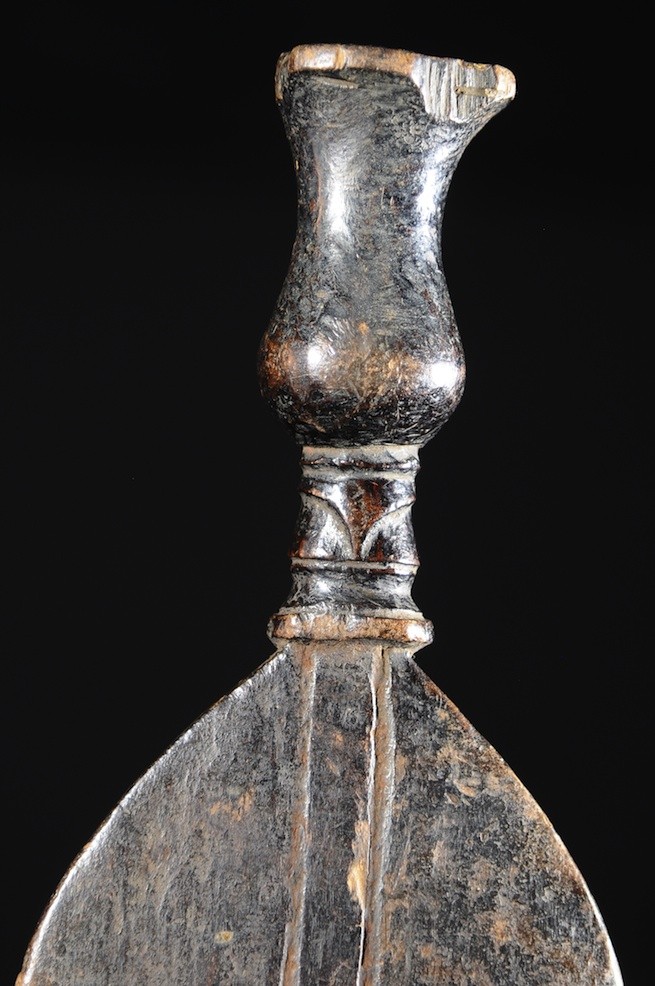 Couteau Glaive Ikul Bois - Kuba / Bakuba - Rdc Zaire