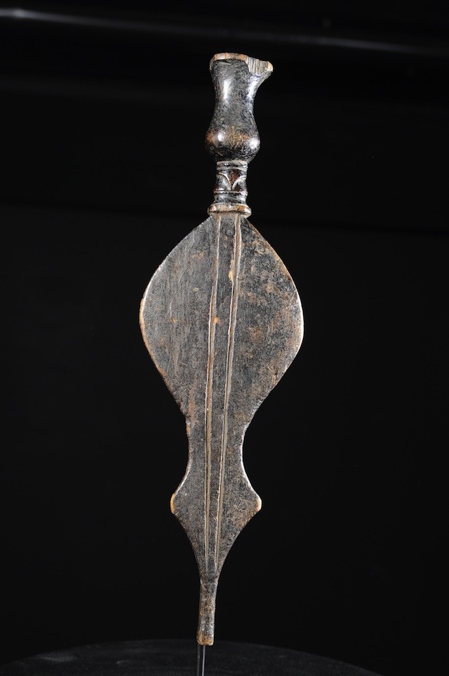 Couteau Glaive Ikul Bois - Kuba / Bakuba - Rdc Zaire