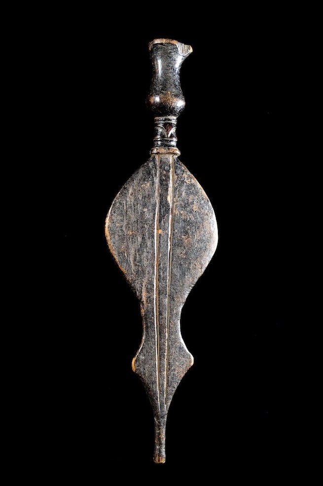 Couteau Glaive Ikul Bois - Kuba / Bakuba - Rdc Zaire