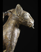 Leopard Royal Aquamanille - Bini Edo - Bronzes du Benin