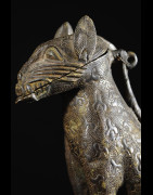 Leopard Royal Aquamanille - Bini Edo - Bronzes du Benin