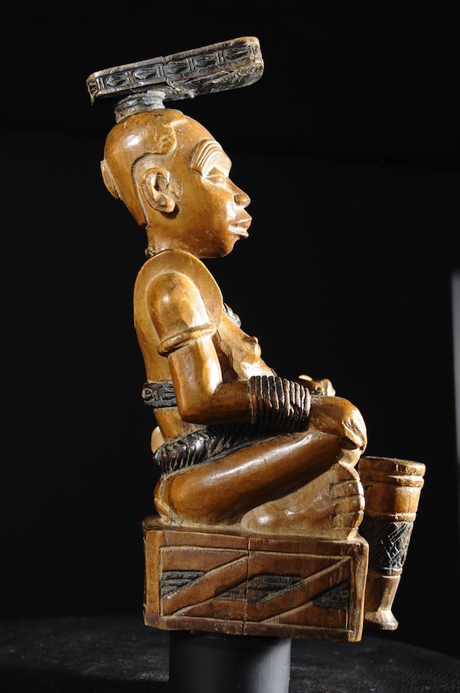 Statue Cultuelle Ndop - Kuba - RDC Zaire