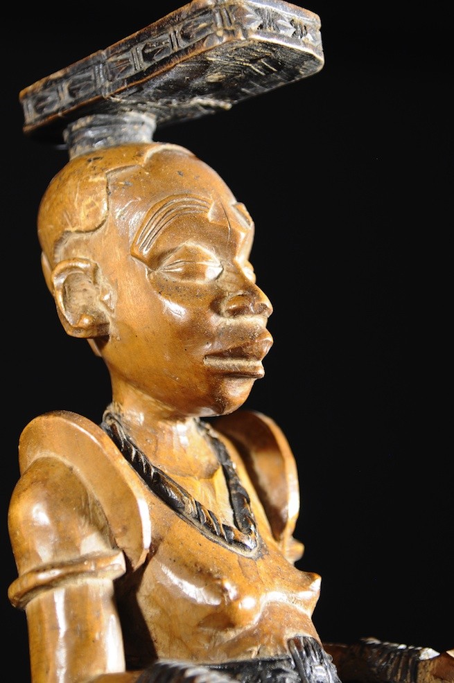Statue Cultuelle Ndop - Kuba - RDC Zaire