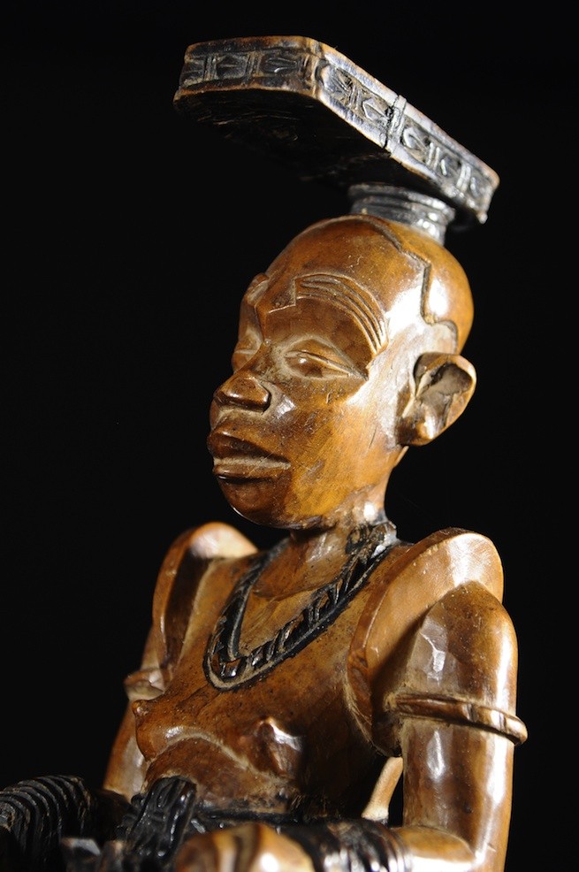 Statue Cultuelle Ndop - Kuba - RDC Zaire