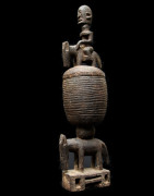 Coupe de Hogon rituelle avec cavalier - Dogon - Mali