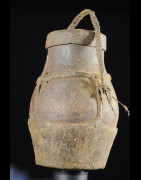 Pot a miel cuir et bois - Boni / Awer - Ethiopie
