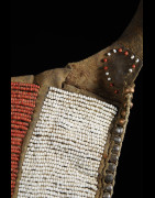 Tablier pagne  en cuir et perles - Toposa - Kenya / Soudan