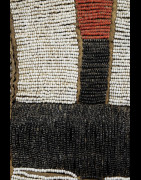 Tablier pagne  en cuir et perles - Toposa - Kenya / Soudan
