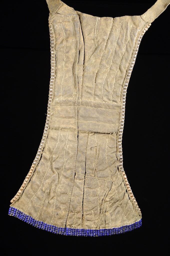Tablier pagne  en cuir et perles - Toposa - Kenya / Soudan