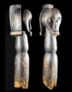 Tete fragment de poteau - Fang - Gabon