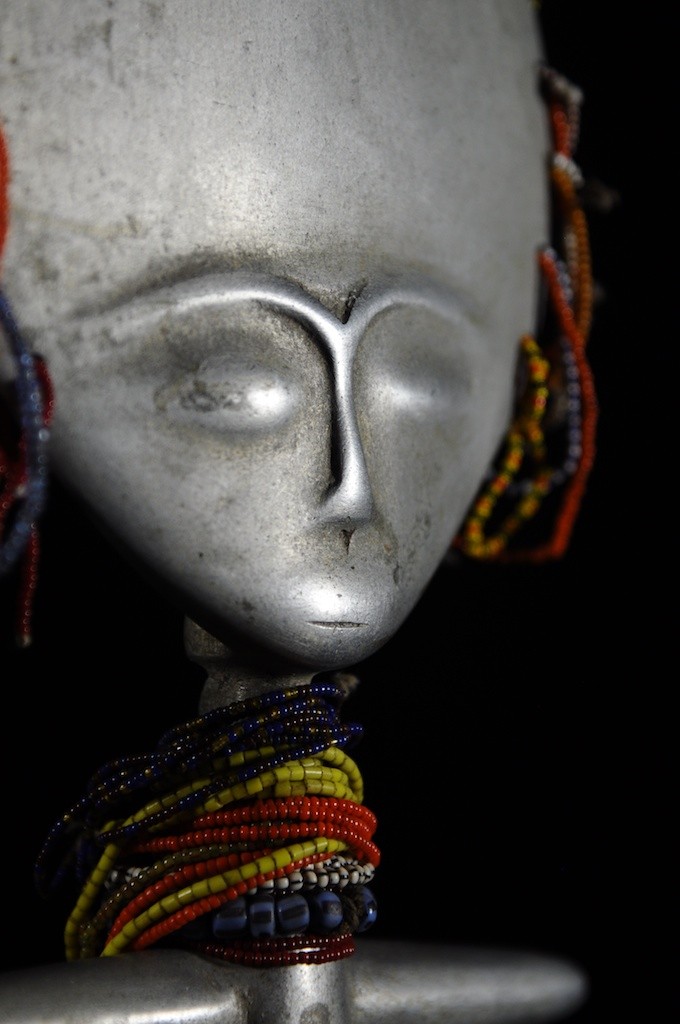 Akua Mma ou Akwaba en aluminium - Ashanti - Ghana - Poupees Africaines