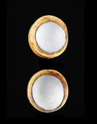 Disques d’oreilles os et aluminium - Massai - Kenya
