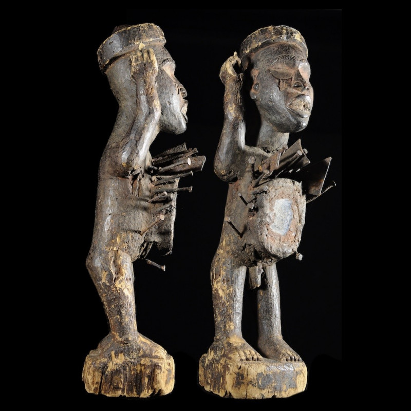 Fetiche Nkisi Nkonde - Kongo / Yombe - RDC Zaire - Nkisi Nkonde