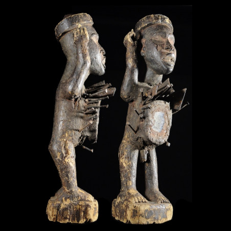 Fetiche Nkisi Nkonde - Kongo / Yombe - RDC Zaire - Nkisi Nkonde