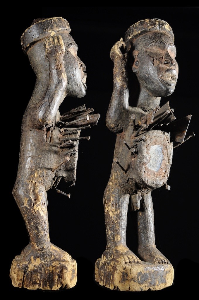 Fetiche Nkisi Nkonde - Kongo / Yombe - RDC Zaire - Nkisi Nkonde