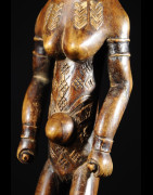 Statuette rituelle feminine - Punu / Pounou Lumbu - Gabon