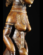 Statuette rituelle feminine - Punu / Pounou Lumbu - Gabon