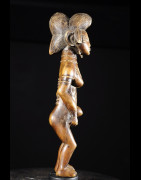 Statuette rituelle feminine - Punu / Pounou Lumbu - Gabon