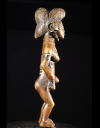 Statuette rituelle feminine - Punu / Pounou Lumbu - Gabon