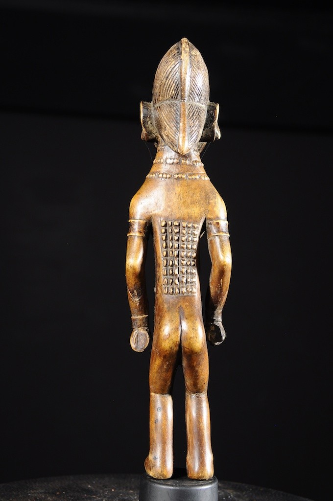 Statuette rituelle feminine - Punu / Pounou Lumbu - Gabon
