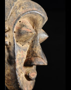 Masque Initiatique polychrome - Kuba / Bakuba - RDC Zaire