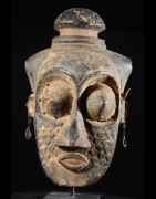 Masque Initiatique polychrome - Kuba / Bakuba - RDC Zaire