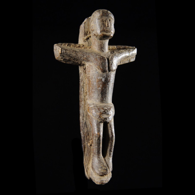 Crucifix en bois - Lobi - Burkina Faso