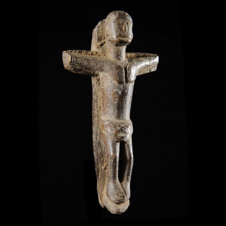 Crucifix en bois - Lobi - Burkina Faso