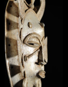 Masque Kpeliye en aluminium - Senoufo / Koulfo - Côte d'Ivoire