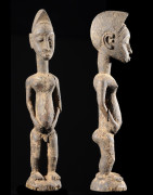Statue masculine epoux mystique blolo bian - Baoule - Cote D'Ivoire