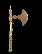 Hache Régalia en bronze - Bini - Nigéria