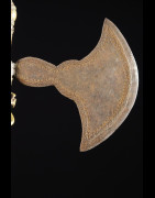 Hache Régalia en bronze - Bini - Nigéria