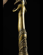 Hache Régalia en bronze - Bini - Nigéria