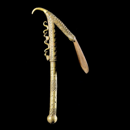 Darba Régalia en bronze - Bini - Nigéria