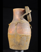 Pot a miel cuir et bois - Boni / Awer - Ethiopie