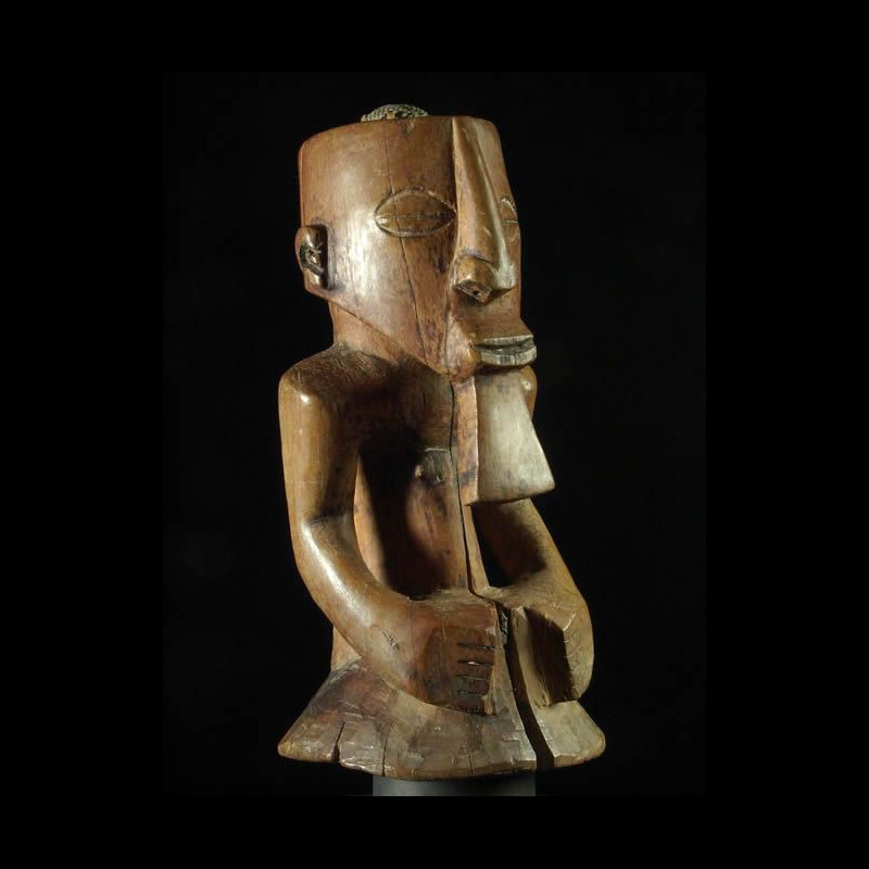 Fetiche Nkishi Bishimba Tête - Songye